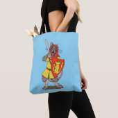 Krijger Rat met Falchion Tote Bag (Dichtbij)