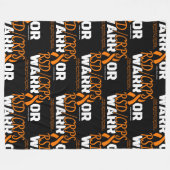 KRIJGER...RSD/CRPS FLEECE DEKEN (Voorkant (Horizontaal))