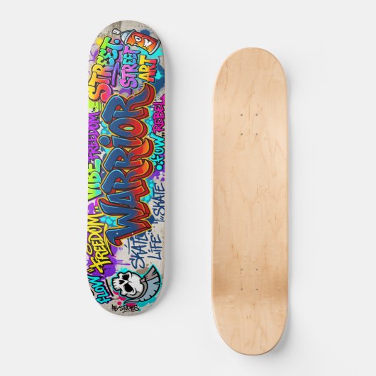krijger Skateboard (Voorkant)