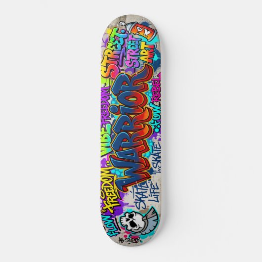 krijger Skateboard (Voorkant)