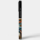 Krijger staat trots naast een leeuw Case-Mate iPhone case (Achterkant / Links)