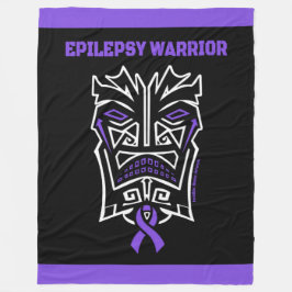 Krijger/ Stam...Epilepsie Fleece Deken