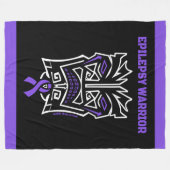 Krijger/ Stam...Epilepsie Fleece Deken (Voorkant (Horizontaal))