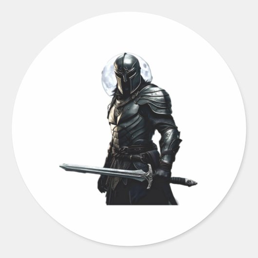 Krijger Sticker (Voorkant)