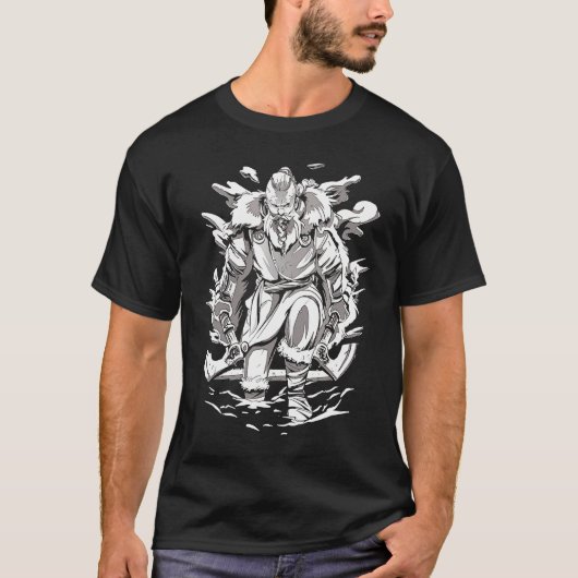 Krijger Valhalla Viking Zie je in Valhalla T-shirt (Voorkant)