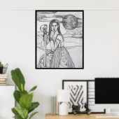 Krijger van de Apocalyps Poster (Thuiskantoor)