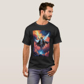 Krijger van de hemelbewaker Aartsengel Michael T-shirt (Voorkant volledig)