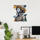 Krijger van het Heilige Ritme Poster (Thuiskantoor)