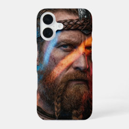 Krijger van Vuur en Ijs - iPhone 16 Beschermende H Hoesje