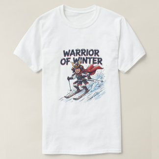 Krijger van Winter Ski Samurai T-shirt