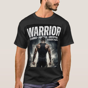 Krijger Vastberaden Krachtig Onstuitbaar Sport Mot T-shirt