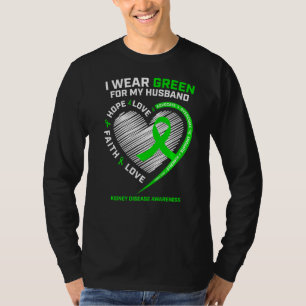 krijger vechter vrouwen vrouw man nierziekte t-shirt