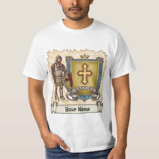 Krijger Voor God Christelijk T-shirt (Voorkant)
