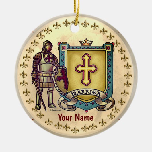 Krijger Voor Jezus Christelijk ornament (Voorkant)