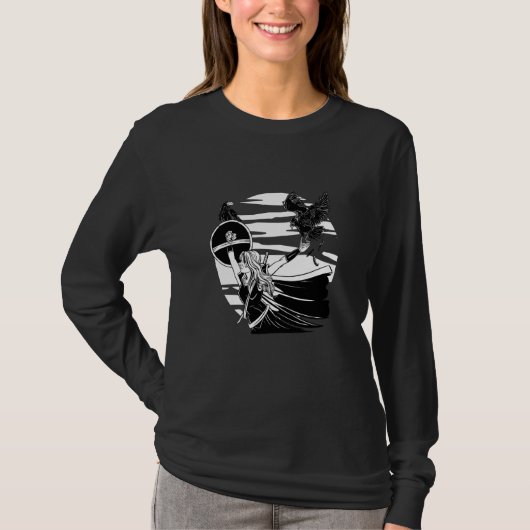 Krijger Vrouw Sterk T-shirt (Voorkant)