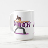 Krijger Yoga Meisje Mok (Voorkant links)