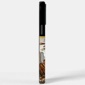 Krijger zat naast een brullende tijger in de natuu Case-Mate iPhone case (Achterkant / Rechts)