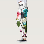 Krijgerrozen Kankerbewustzijn Leggings (Links)