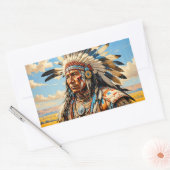 KRIJGERS 10 RECHTHOEKIGE STICKER (Envelop)