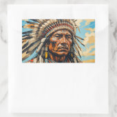 KRIJGERS 11 RECHTHOEKIGE STICKER (Tas)