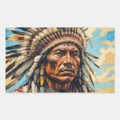 KRIJGERS 11 RECHTHOEKIGE STICKER (Voorkant)