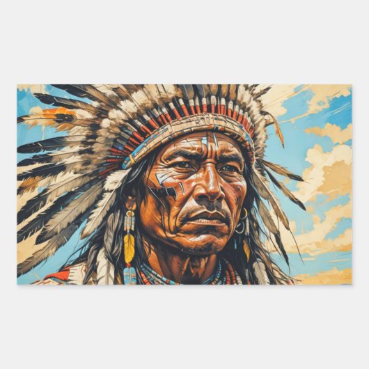 KRIJGERS 11 RECHTHOEKIGE STICKER (Voorkant)