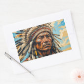 KRIJGERS 11 RECHTHOEKIGE STICKER (Envelop)