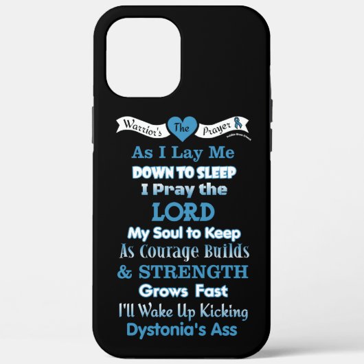 Krijgers Gebed...Dystonie Case-Mate iPhone Case (Achterkant)