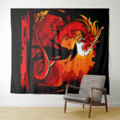 Krijgers Woede Wandkleed (In Situ (horizontaal))