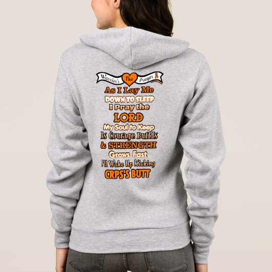 Krijgersgebed...CRPS Hoodie (Achterkant)