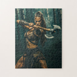 Krijgersgeest van Vikingvrouw die kanaliseren Legpuzzel