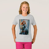 Krijgshaftige Maagd T-shirt (Voorkant volledig)