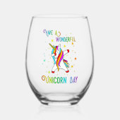 krijgshaftige wijnglas zonder voet (Voorkant)