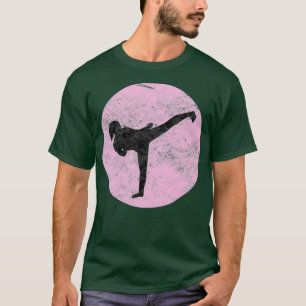  krijgskunst Karate Girl Kick T-shirt