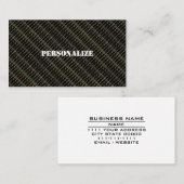 Krijgsmacht Recruiter Camo Pistool Zwart Dim Visitekaartje (Voorkant / Achterkant)