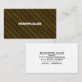 Krijgsmachtrecruteerder Camo Pistool Brown Visitekaartje (Voorkant / Achterkant)
