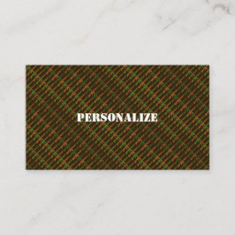 Krijgsmachtrecruteerder Camo Pistool Brown Visitekaartje