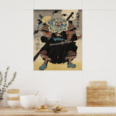 Krijgsmonnik Musashibō Benkei Poster (Keuken)