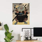 Krijgsmonnik Musashibō Benkei Poster (Thuiskantoor)