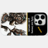 Krijgsvrouw bindt zich met haar adelaar Case-Mate iPhone case (Achterkant (horizontaal))