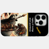 Krijgsvrouw met beer bij zonsopgang Case-Mate iPhone case (Achterkant (horizontaal))