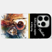 Krijgsvrouw met wolf bij zonsopgang Case-Mate iPhone case (Achterkant (horizontaal))