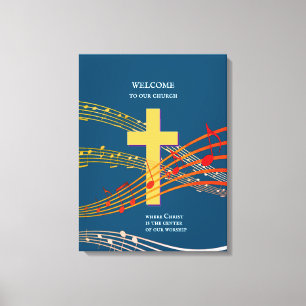 KRIJGT DE Christelijke ERVARING VAN HET CENTER Canvas Afdruk