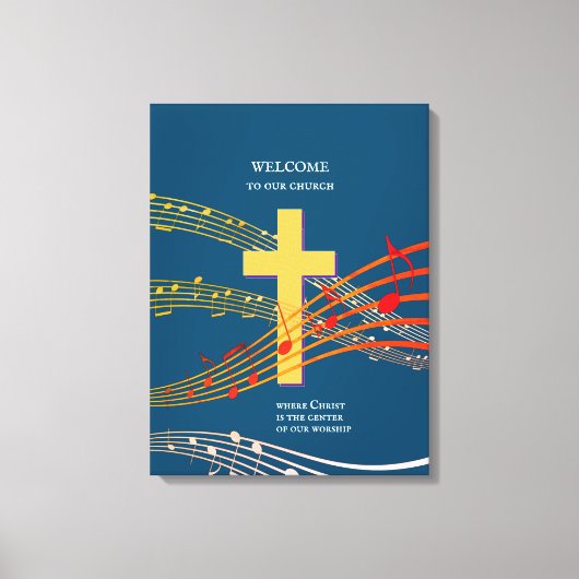 KRIJGT DE Christelijke ERVARING VAN HET CENTER Canvas Afdruk (Voorkant)