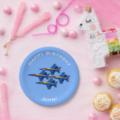 Krijgt met Gepersonaliseerde Naam Papieren Bordje (Feest)