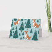 Krijstbomen Krijgen Kerstvreugd Feestdagen Kaart (Achterkant)