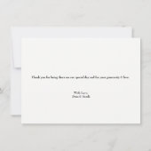 Krijt, 4 foto collage rustieke bruiloft Dank u Bedankkaart (Achterkant)