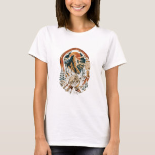 Krijt 4K DTG Grafisch T-shirt