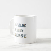 Krijt en kaas koffiemok (Voorkant links)