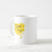 Krijt en kaas koffiemok (Voorkant links)